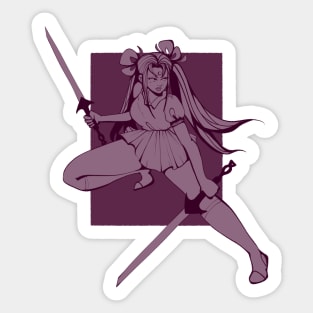 Lady of the Swords Sticker
